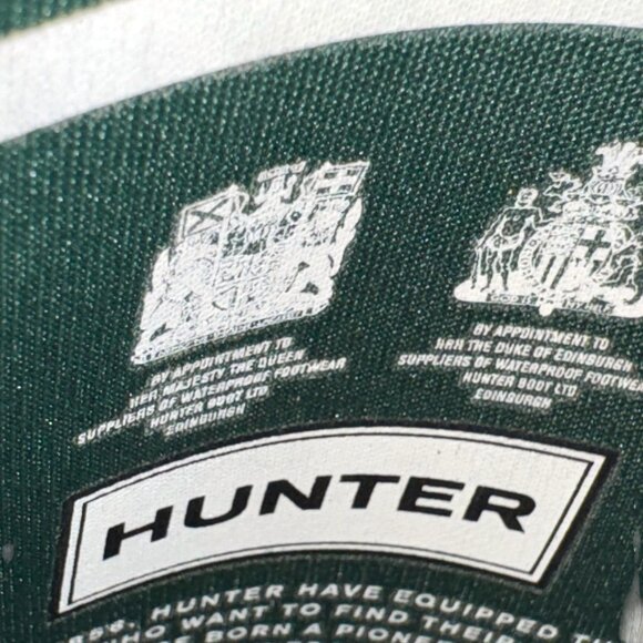 Hunter Original Tall Green Rain Boots Women’s 7 US Waterproof Wellington Preppy - Picture 6 of 8